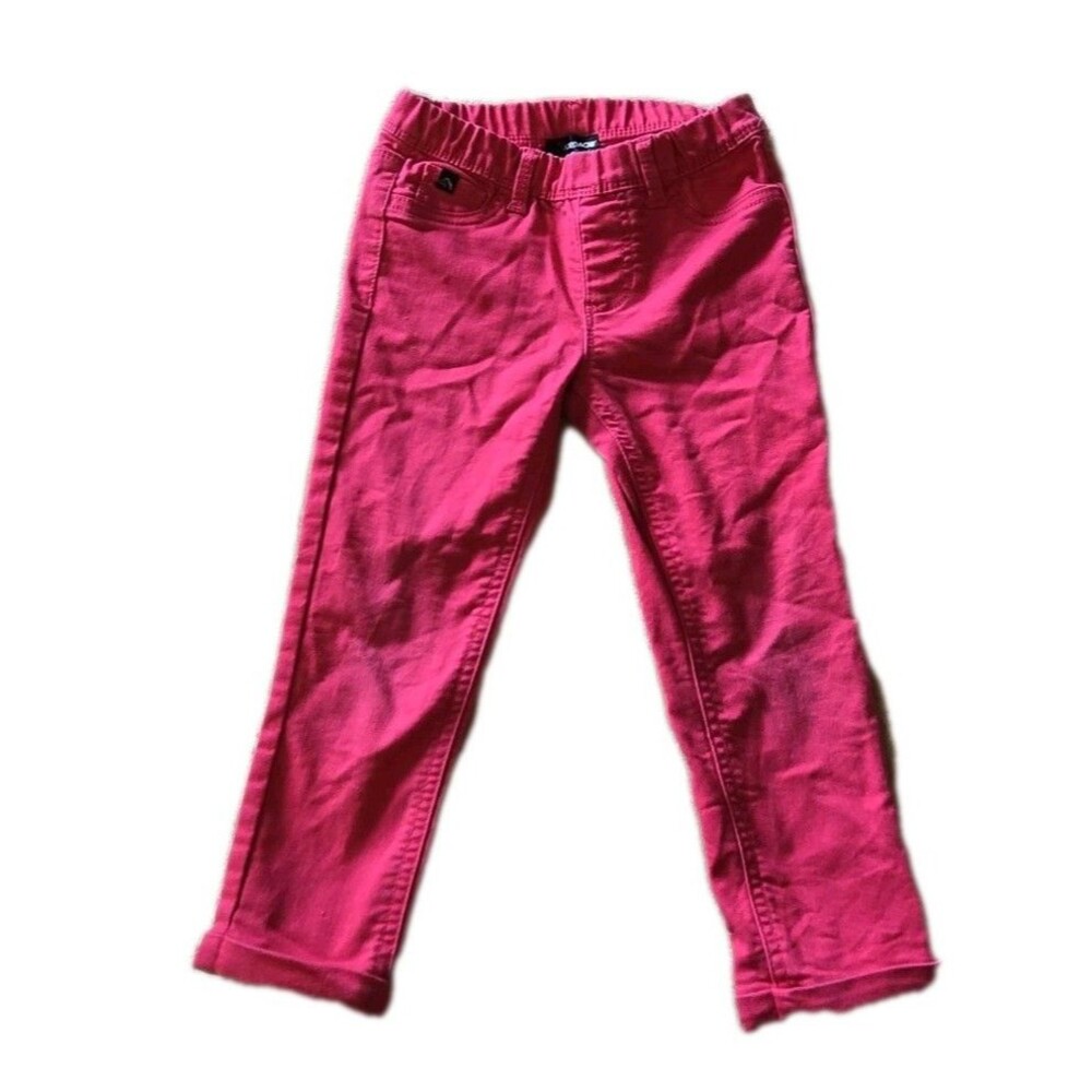 Jordache Crop Jeggings Girls Size S 6 6X Coral Capri Cropped Jeans Pants Bottoms